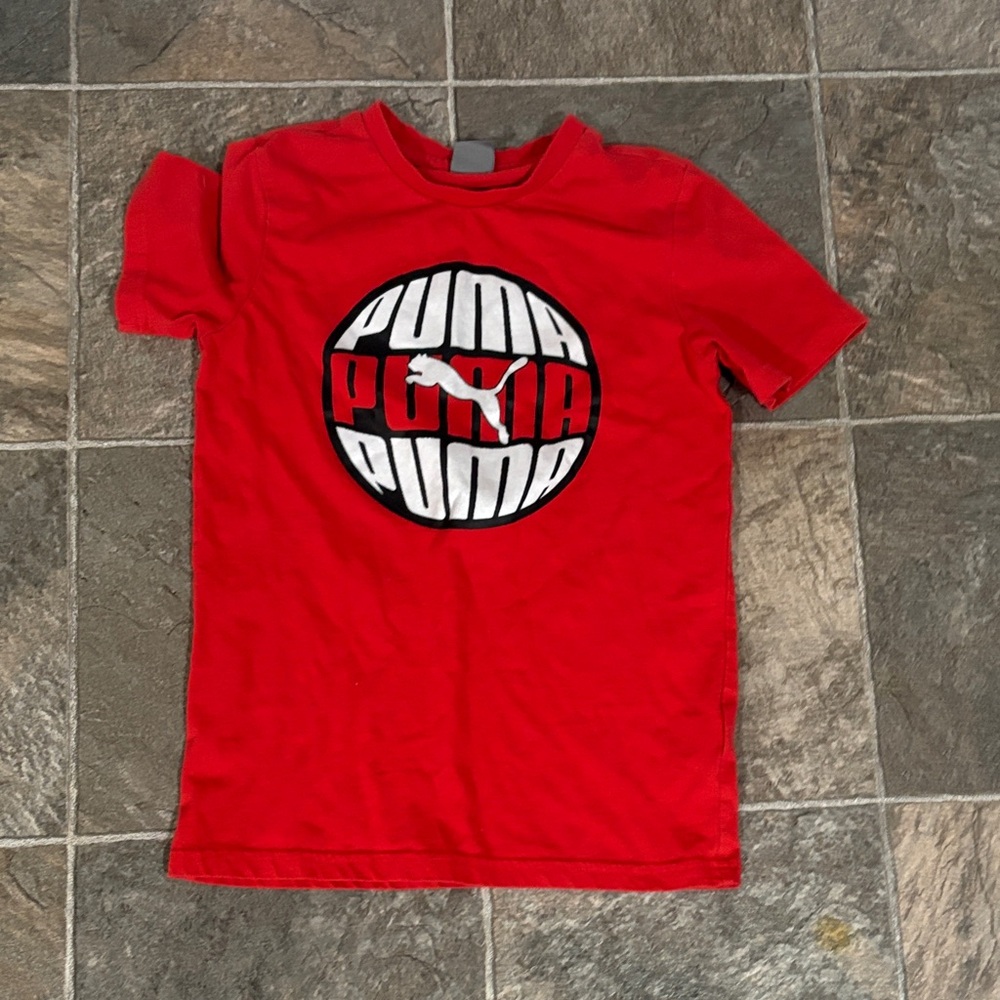 T-Shirt Puma Kids Red Logo Tee